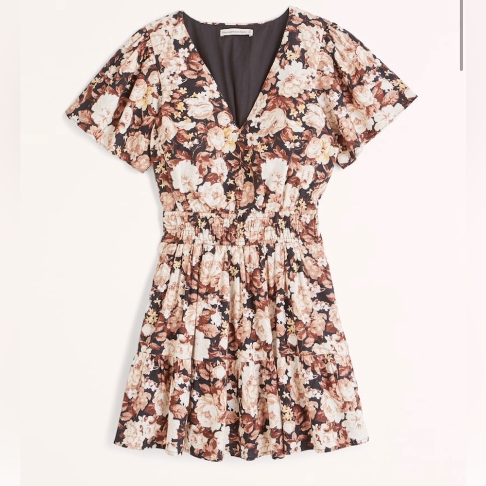 NWT Smock tiered mini dress from Abercrombie & Fitch